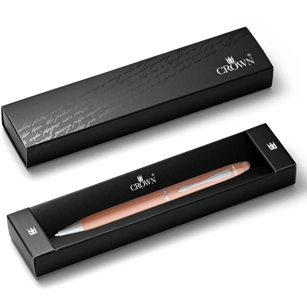 CANETA ESFEROGRAFICA VIENA ESFERA DOURADA CROWN (UNIDADE) - imagem 2