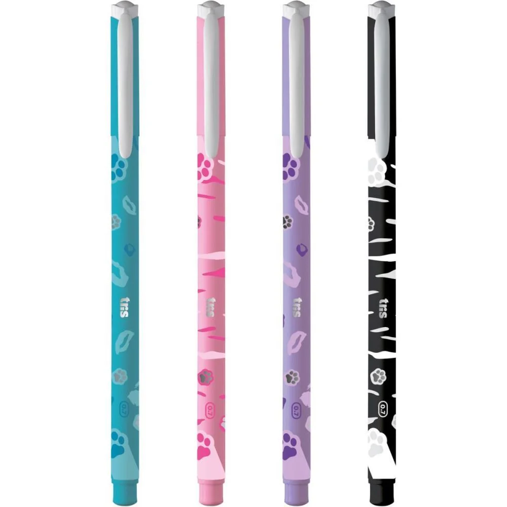 CANETA ESFEROGRAFICA TRIS PETS 0.7MM 4 CORES SUMMIT (DP.C/24) - imagem 5