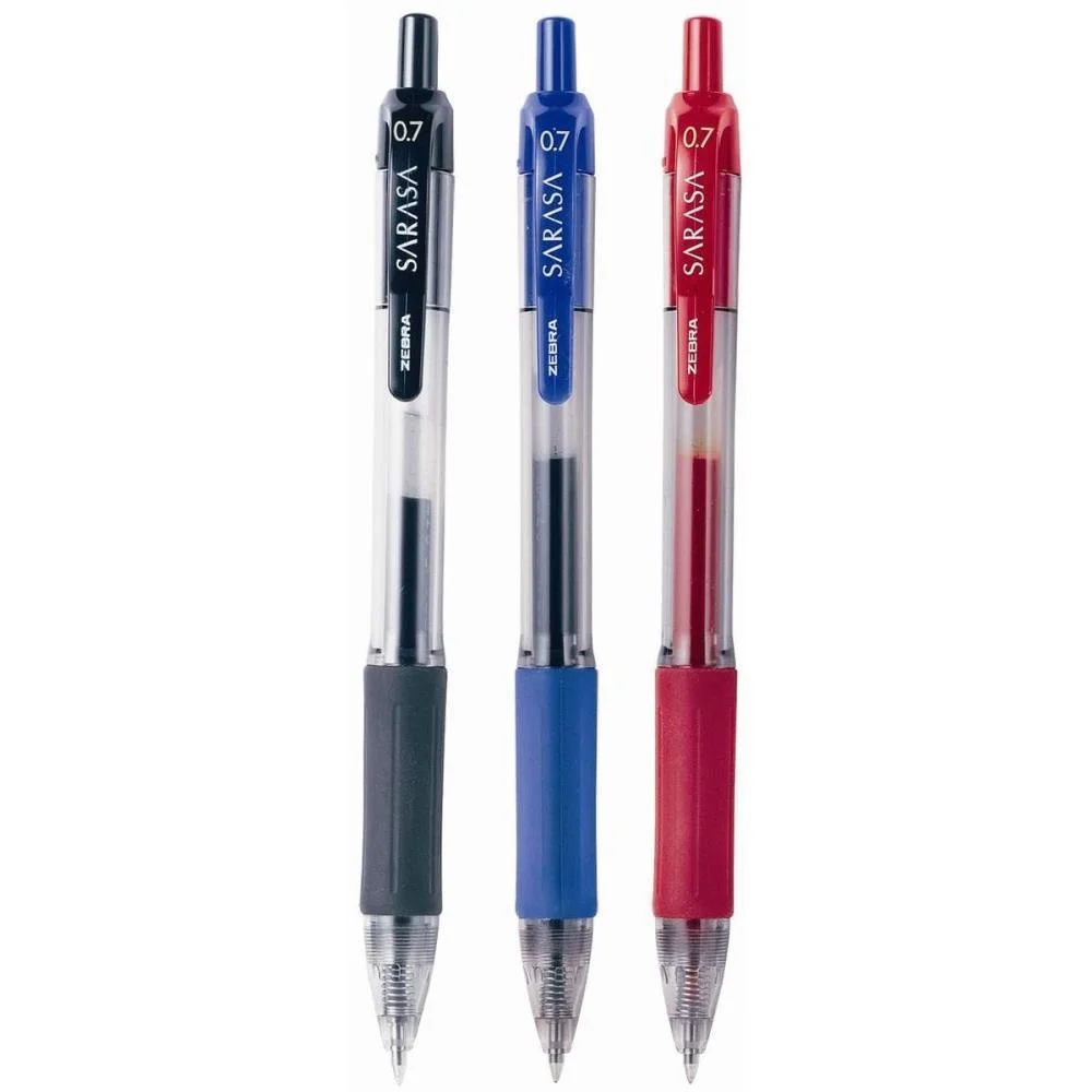 CANETA ESFEROGRAFICA SARASA 0.7MM GEL AZUL NEWPEN (CX.C/12) - imagem 3