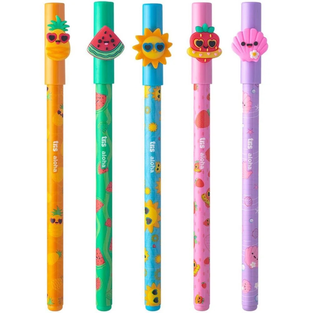 CANETA ESFEROGRAFICA TRIS ALOHA 1.0MM 5 MODELOS SUMMIT (DP.C/15) - imagem 5