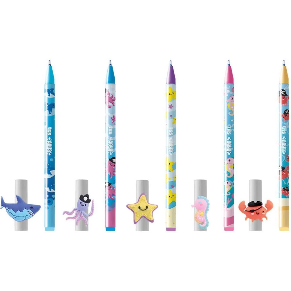 CANETA ESFEROGRAFICA TRIS AQUA 1.0MM 5 MODELOS SUMMIT (DP.C/15) - imagem 4