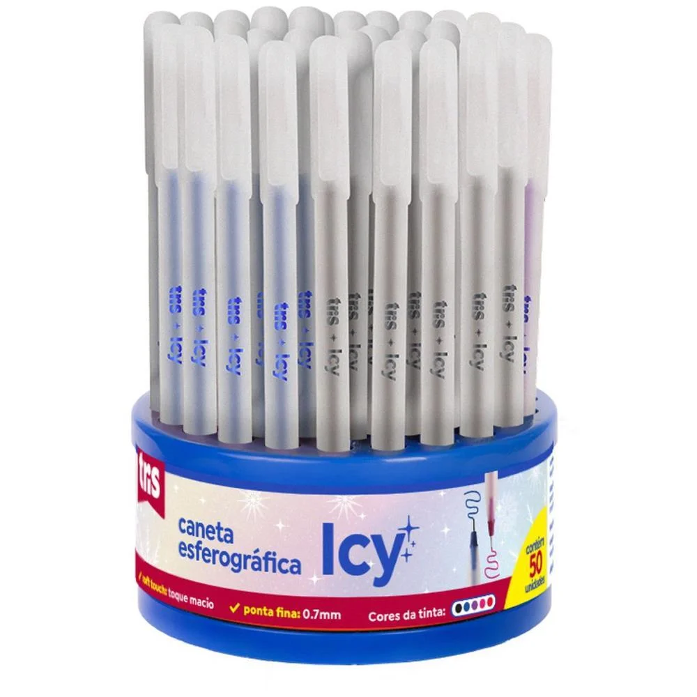 CANETA ESFEROGRAFICA TRIS ICY 0.7MM 5 CORES (S) SUMMIT (DP.C/50) - imagem 4