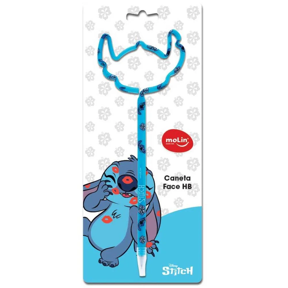 CANETA ESFEROGRAFICA STITCH FACE MOLIN (BLISTER) - imagem 4