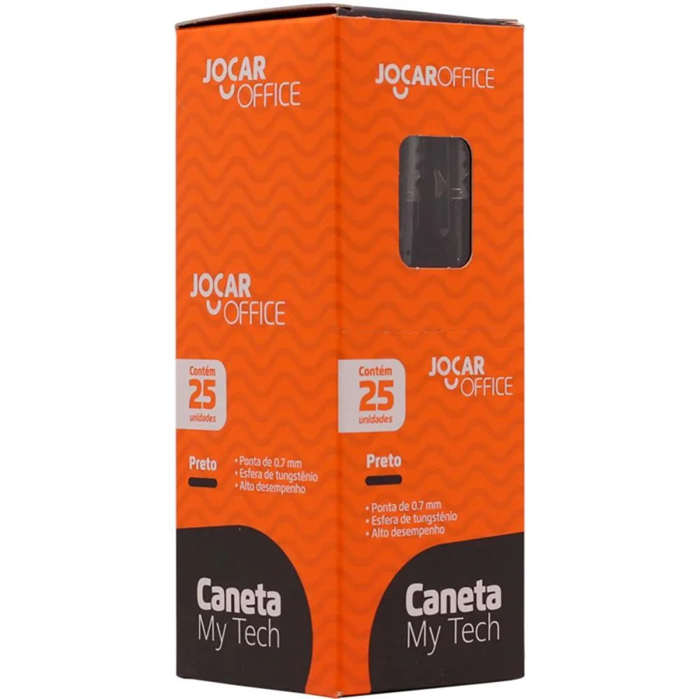 CANETA ESFEROGRAFICA MY TECH 0.7MM PRETA LEONORA (CX.C/25) - imagem 4