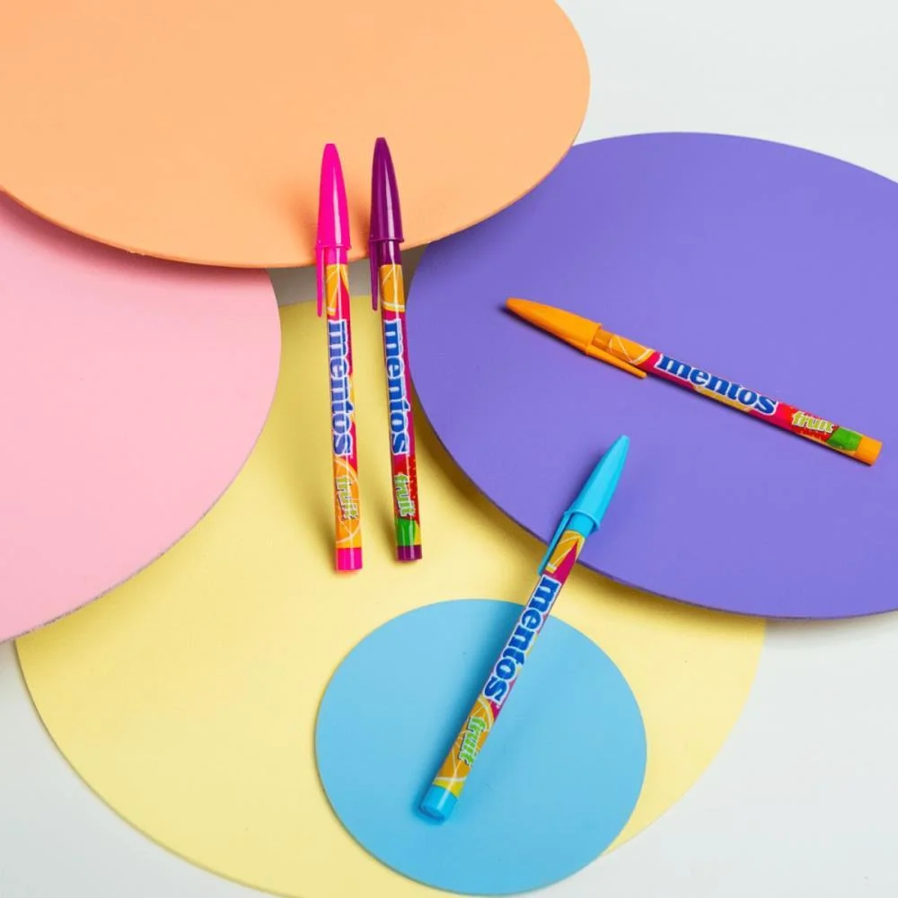 CANETA ESFEROGRAFICA MENTOS JET LUX MED.4 CORES SOR COMPACTOR (CX.C/10) - imagem 6