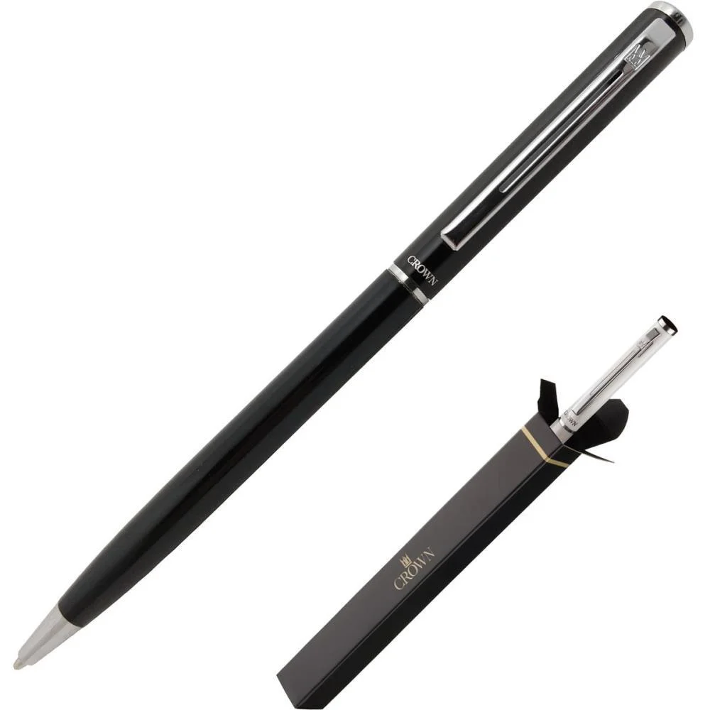 CANETA ESFEROGRAFICA HAWAI ESFERA PRETA CROWN (UNIDADE) - imagem 3