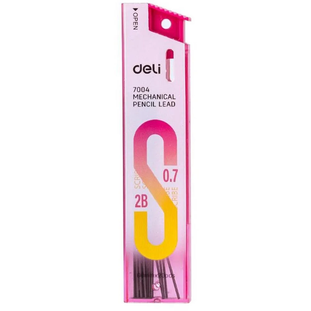 GRAFITE 0.7MM SCRIBE 2B 0,7MM DELI (DP.C/48) - imagem 4