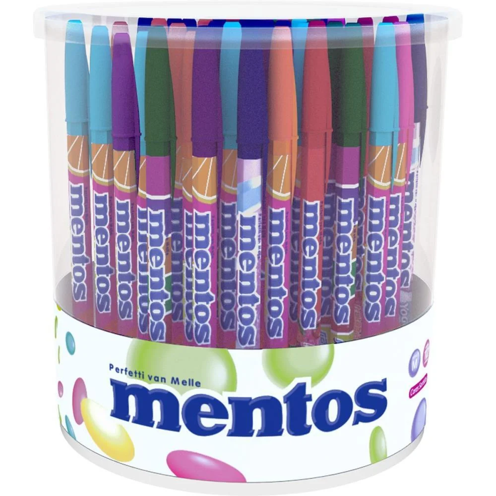 CANETA ESFEROGRAFICA JET LUX MENTOS 1,0MM 7 CORES COMPACTOR (POTE-112) - imagem 3