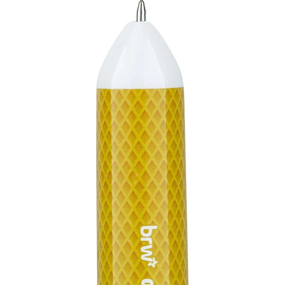 CANETA ESFEROGRAFICA DIVERT TUTTI FRUTTI 0.7M 10COR BRW (DP.C/12) - imagem 7