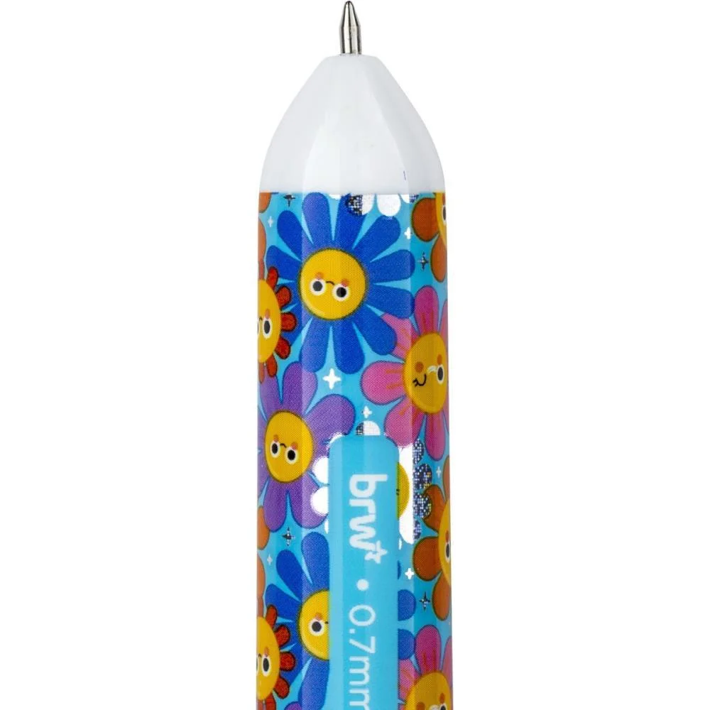 CANETA ESFEROGRAFICA DIVERT GARDEN 10 CORES 0.7MM ( BRW (DP.C/12) - imagem 5