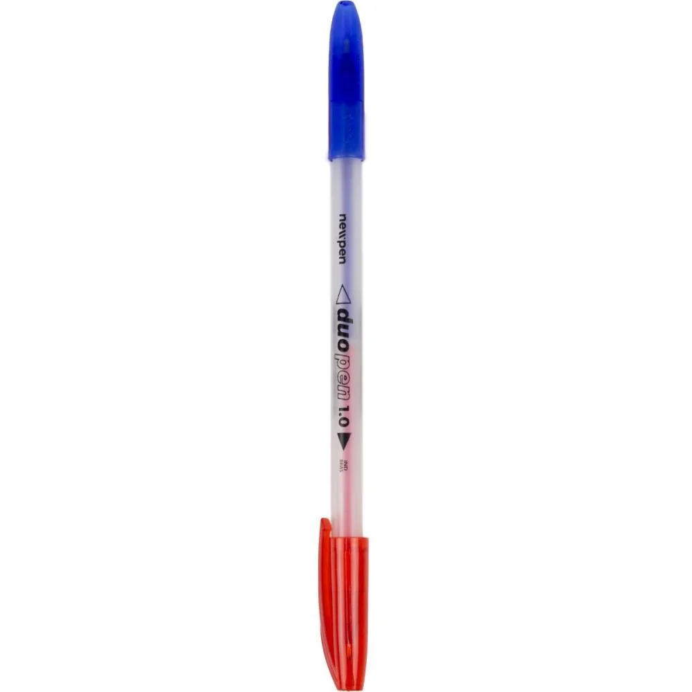 CANETA ESFEROGRAFICA DUOPEN AZ/VM 1,00MM NEWPEN (POTE-24) - imagem 4