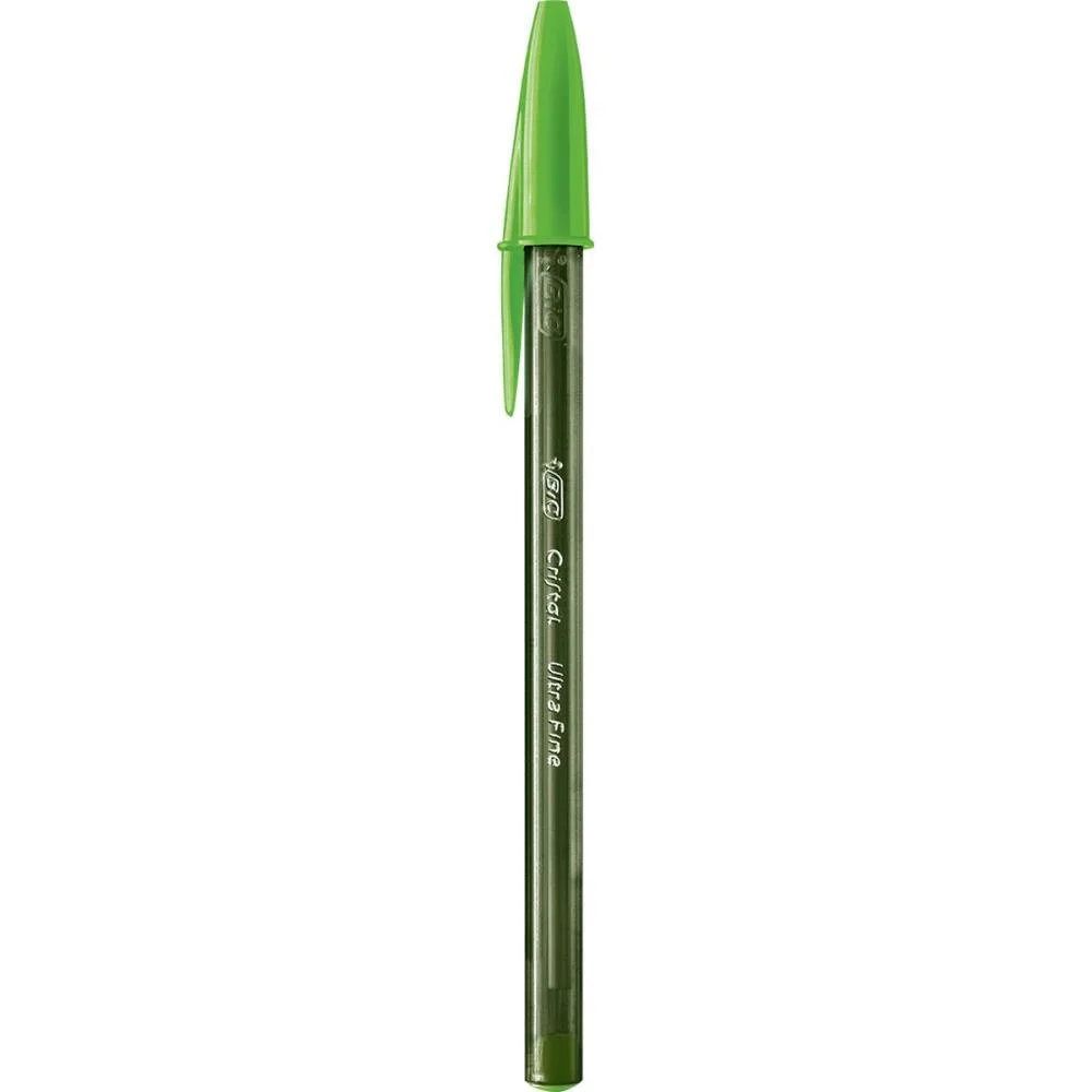 CANETA ESFEROGRAFICA CRISTAL FASHION FINE VERDE BIC (CX.C/12) - imagem 5