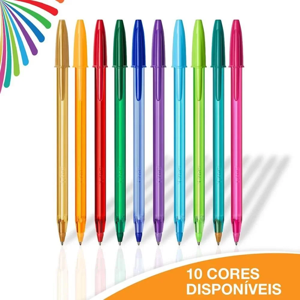 CANETA ESFEROGRAFICA CORES E SENTIMENTOS C/10 SORT. BIC (BL.C/10) - imagem 5