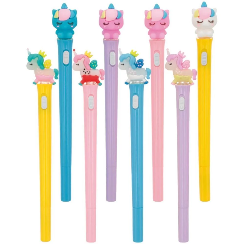 CANETA ESFEROGRAFICA COM LUZ UNICORNIO POLIBRINQ (DP.C/20) - imagem 3