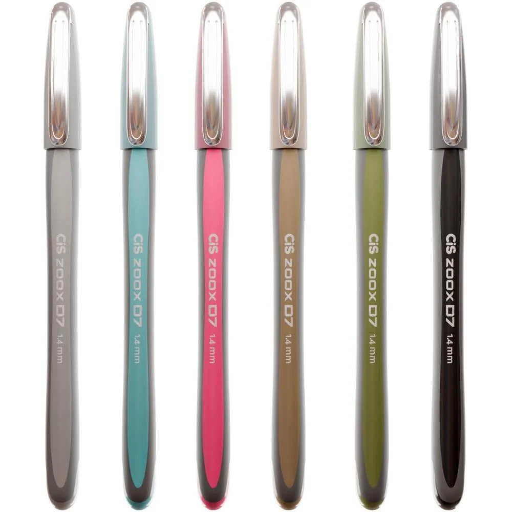 CANETA ESFEROGRAFICA CIS ZOOX D7 1.4MM T.PT (S) SERTIC (DP.C/24) - imagem 2