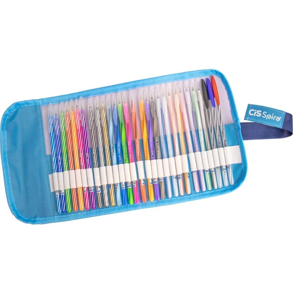 CANETA ESFEROGRAFICA CIS SPIRO ROLLERSET AZ 29CORES SERTIC (ESTOJO) - imagem 4