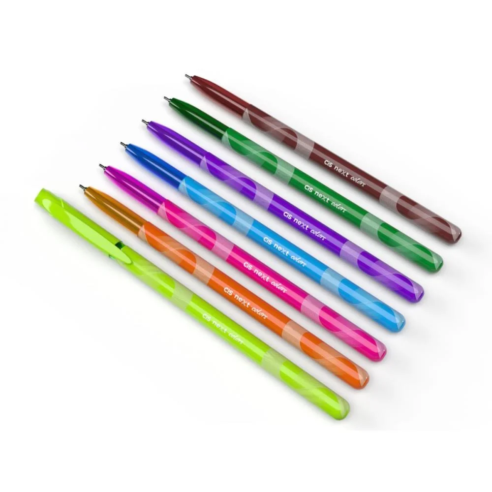 CANETA ESFEROGRAFICA CIS NEXT COLORS 0.7MM 10COR (S SERTIC (POTE-50) - imagem 3
