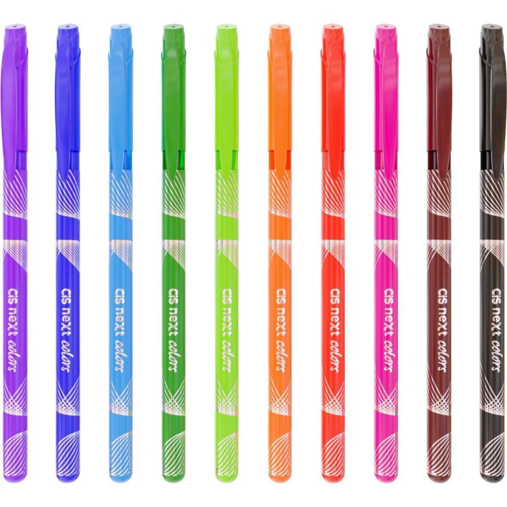 CANETA ESFEROGRAFICA CIS NEXT COLORS 0.7MM 10COR (S SERTIC (POTE-50) - imagem 4