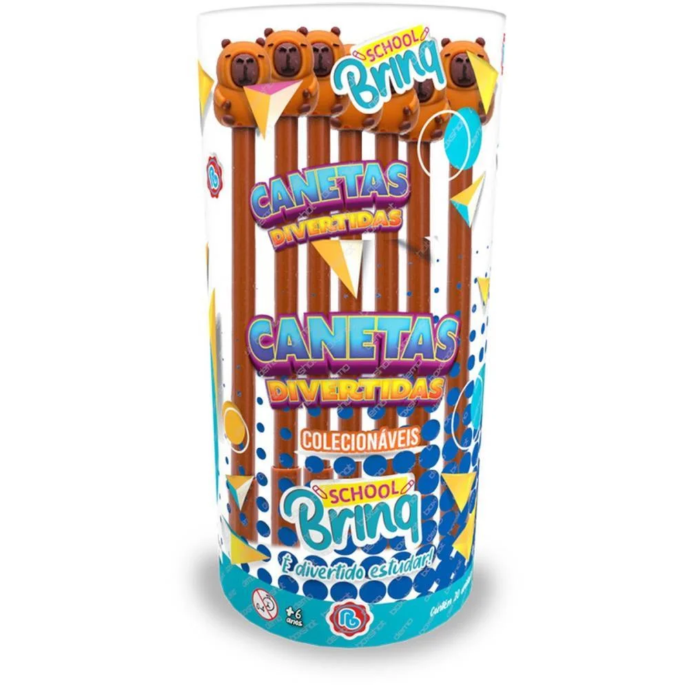 CANETA ESFEROGRAFICA CAPIVARA DIVERTIDA POLIBRINQ (DP.C/20) - imagem 2
