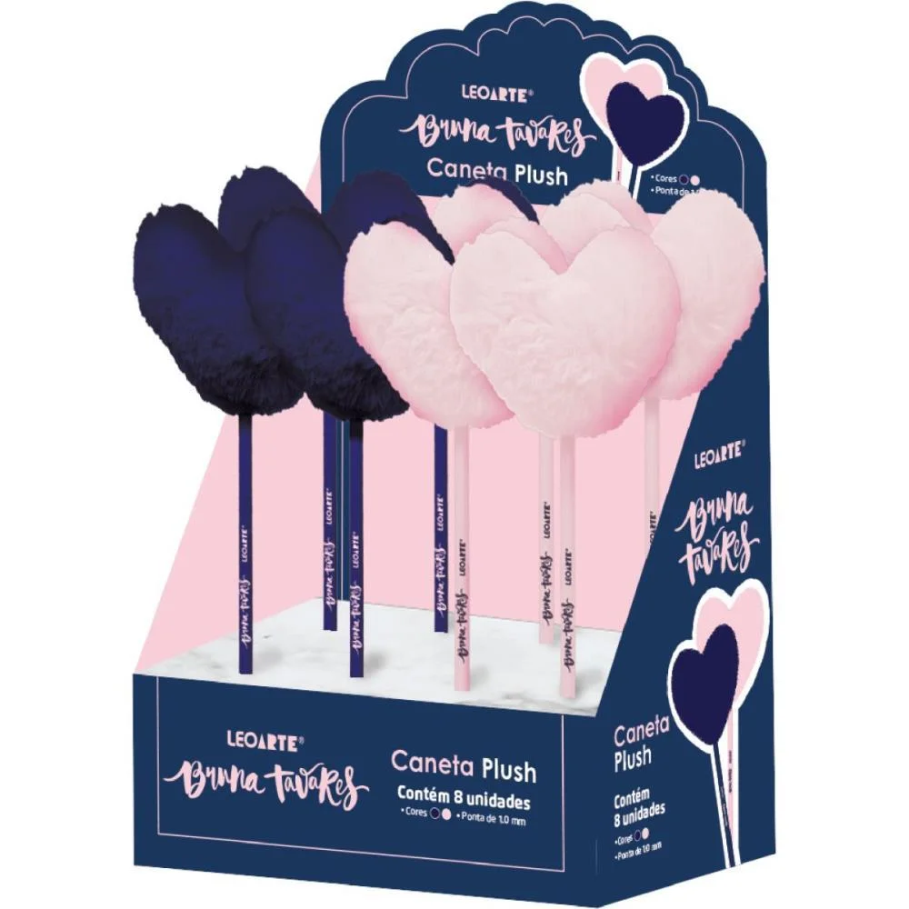 CANETA ESFEROGRAFICA BRUNA TAVARES POMPOM 1.0 2CORE LEONORA (DP.C/08) - imagem 2