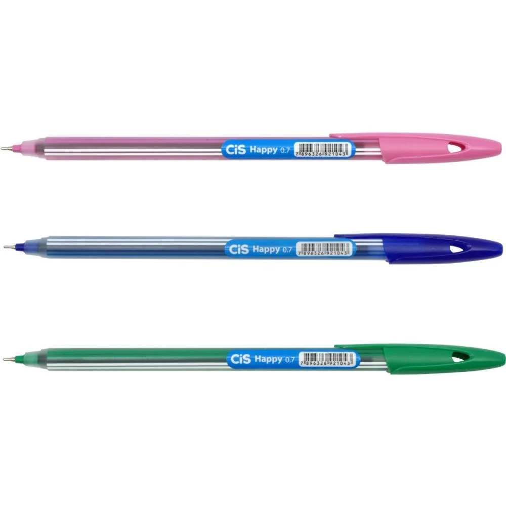 CANETA ESFEROGRAFICA CIS HAPPY CORES SORTIDAS 0.7MM SERTIC (POTE-24) - imagem 4