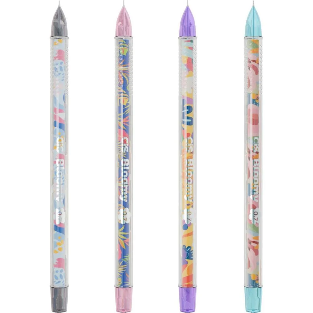 CANETA ESFEROGRAFICA CIS BLOOMY 0.7MM 4 CORES (S) SERTIC (DP.C/18) - imagem 3