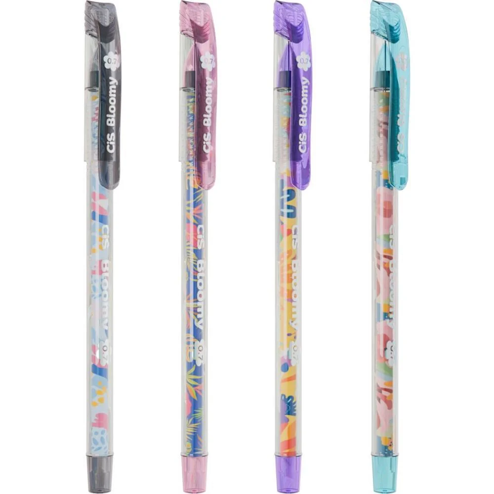 CANETA ESFEROGRAFICA CIS BLOOMY 0.7MM 4 CORES (S) SERTIC (DP.C/18) - imagem 4