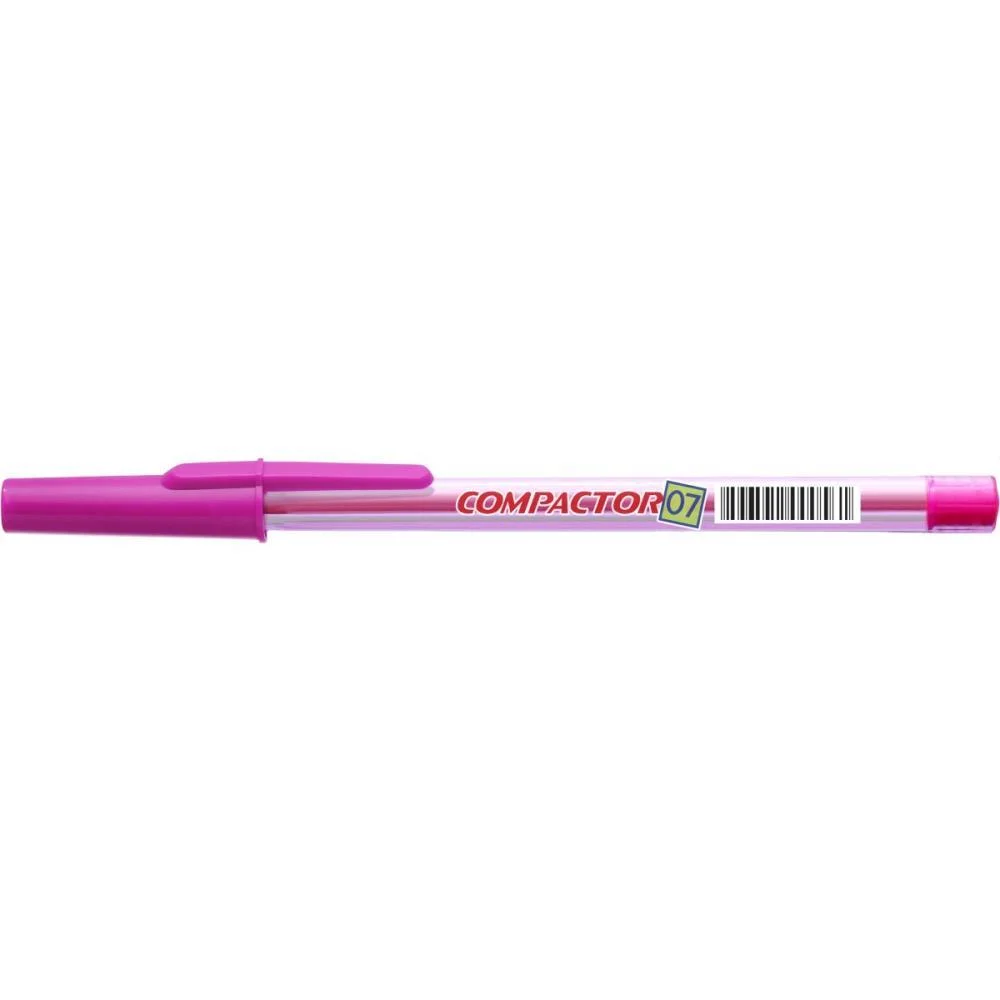 CANETA ESFEROGRAFICA 0,7MM FINA PINK COMPACTOR (CX.C/25) - imagem 5