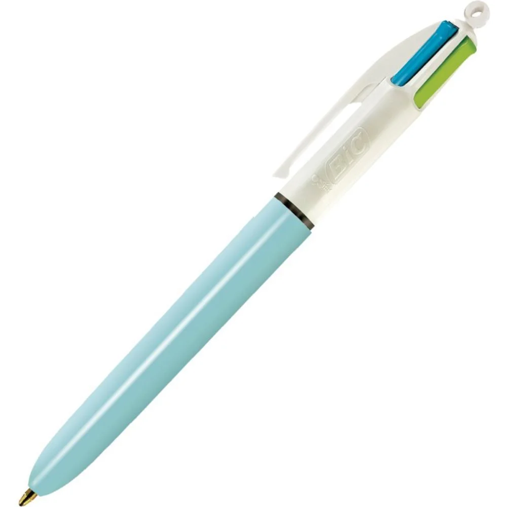 CANETA ESFEROGRAFICA BIC 4 CORES REFRESH CORPO AZUL BIC (CX.C/12) - imagem 4