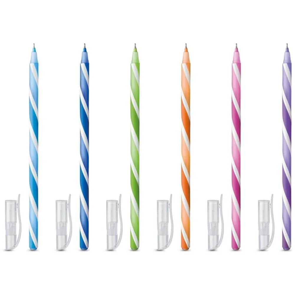 CANETA ESFEROGRAFICA BAZZE WAVE 1.0MM 6CORES SUMMIT (POTE-24) - imagem 4