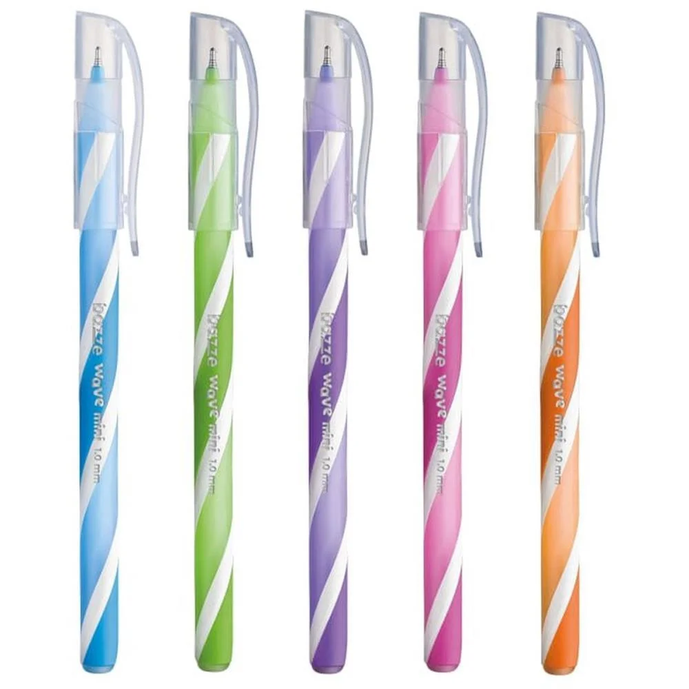 CANETA ESFEROGRAFICA BAZZE WAVE MINI 5 CORES SUMMIT (BL.C/05) - imagem 4