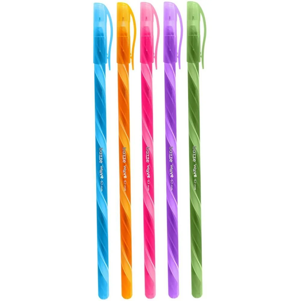 CANETA ESFEROGRAFICA BAZZE WAVE 0.7 FASHION COLORS SUMMIT (POTE-24) - imagem 2