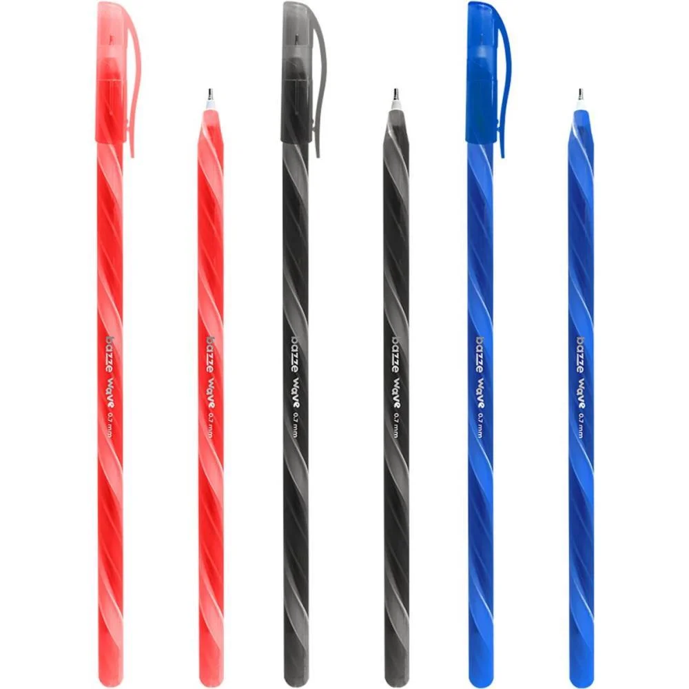 CANETA ESFEROGRAFICA BAZZE WAVE 0.7 CLASSICA SUMMIT (POTE-24) - imagem 3