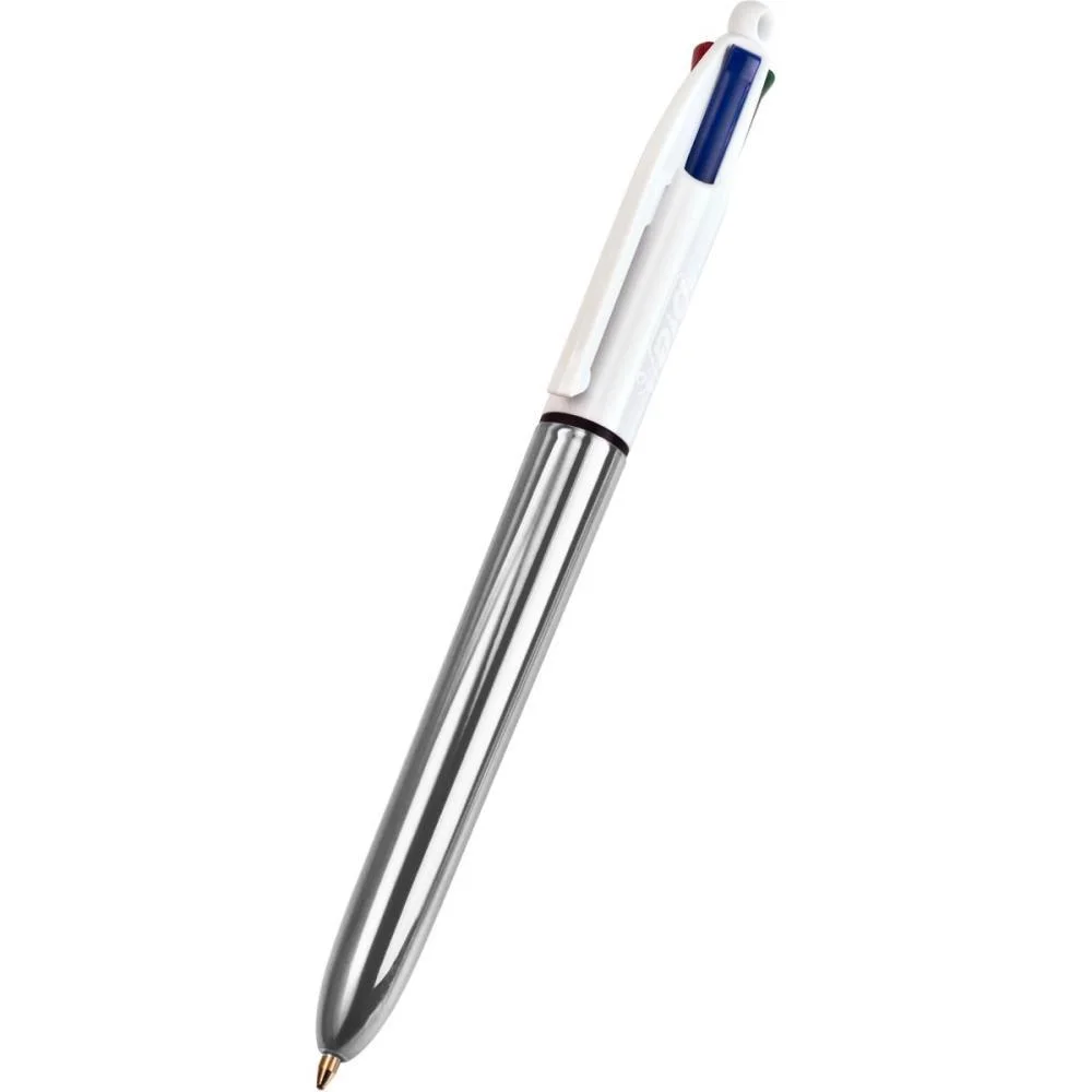 CANETA ESFEROGRAFICA BIC 4 CORES METALLIC CORPO PTA BIC (BL.C/01) - imagem 3