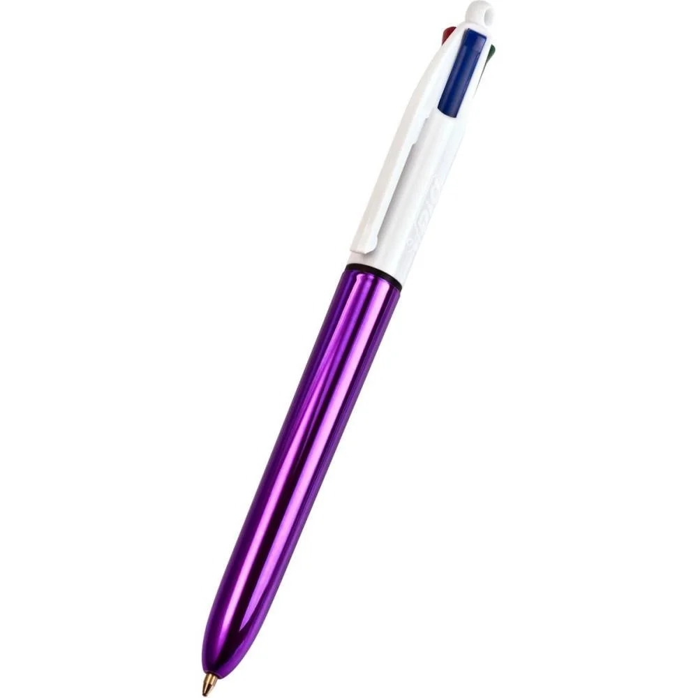 CANETA ESFEROGRAFICA BIC 4 CORES METALLIC CORPO RX BIC (BL.C/01) - imagem 3