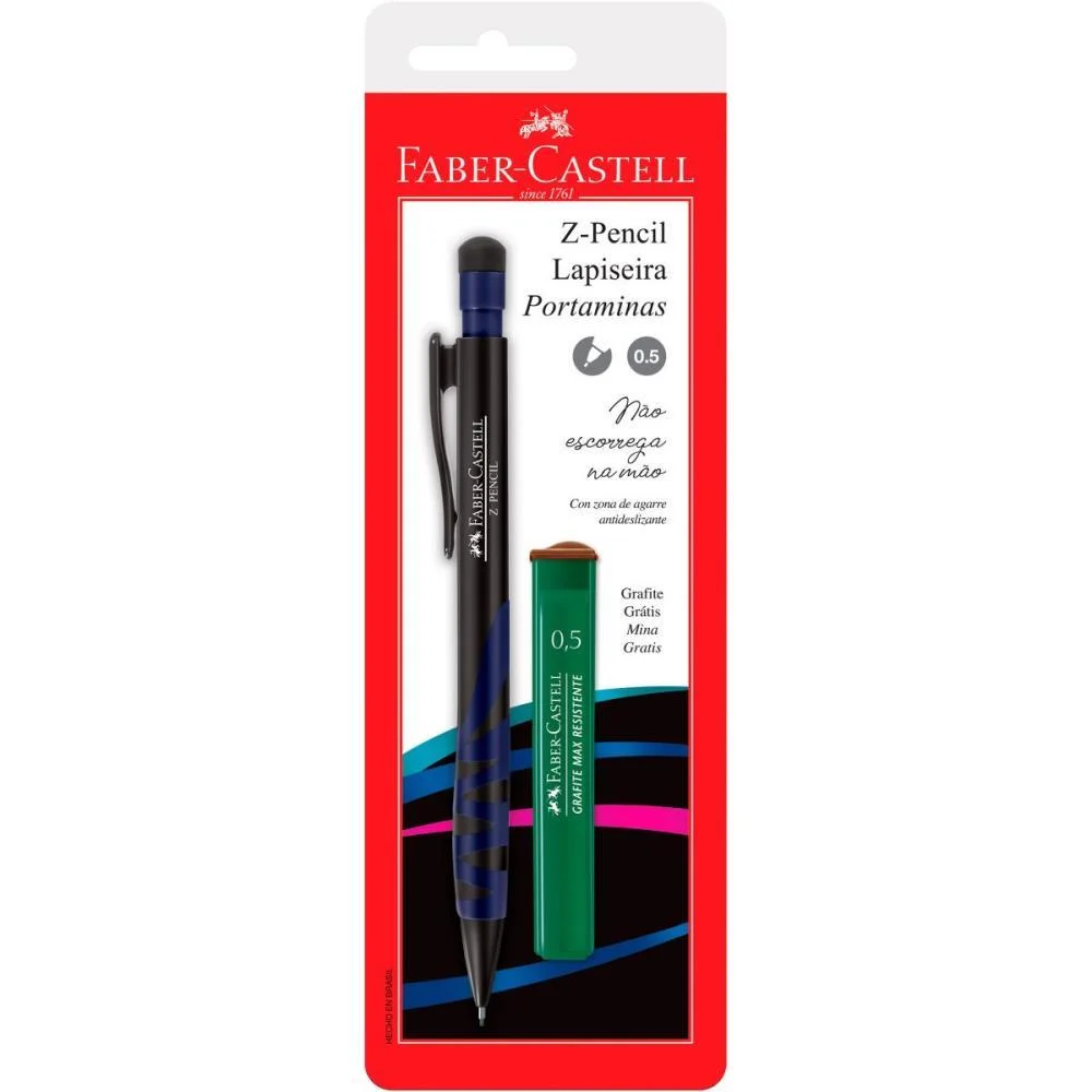 LAPISEIRA 0.5MM Z-PENCIL MIX (S) FABER-CASTELL (BL.C/01) - imagem 3