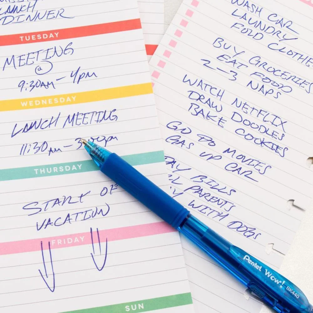 CANETA ESFEROGRAFICA RETRATIL WOW 0,7MM PRETA PENTEL (CX.C/12) - imagem 5