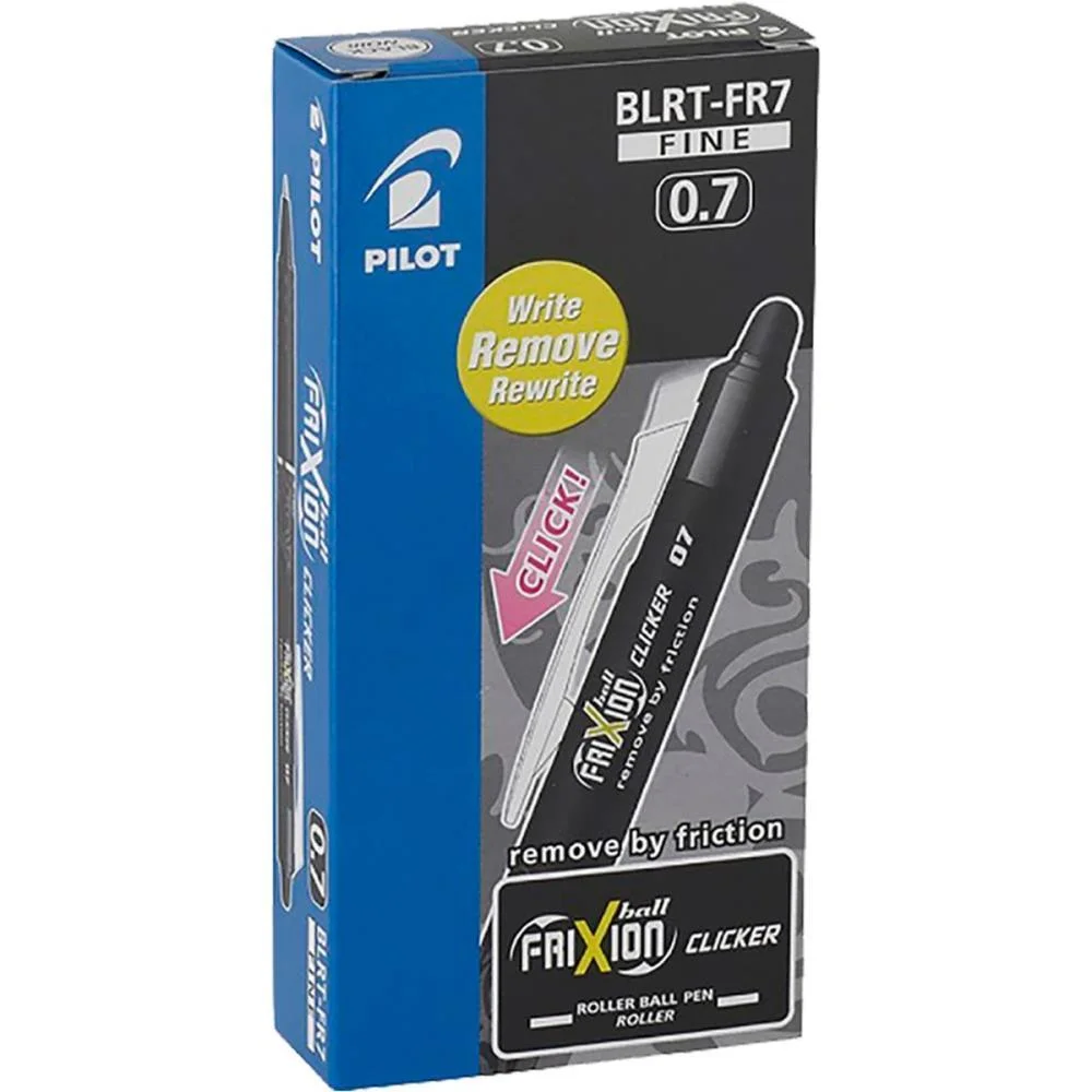 CANETA ESFEROGRAFICA RETRATIL FRIXION BALL CLICK 0.7 PR PILOT (CX.C/12) - imagem 4