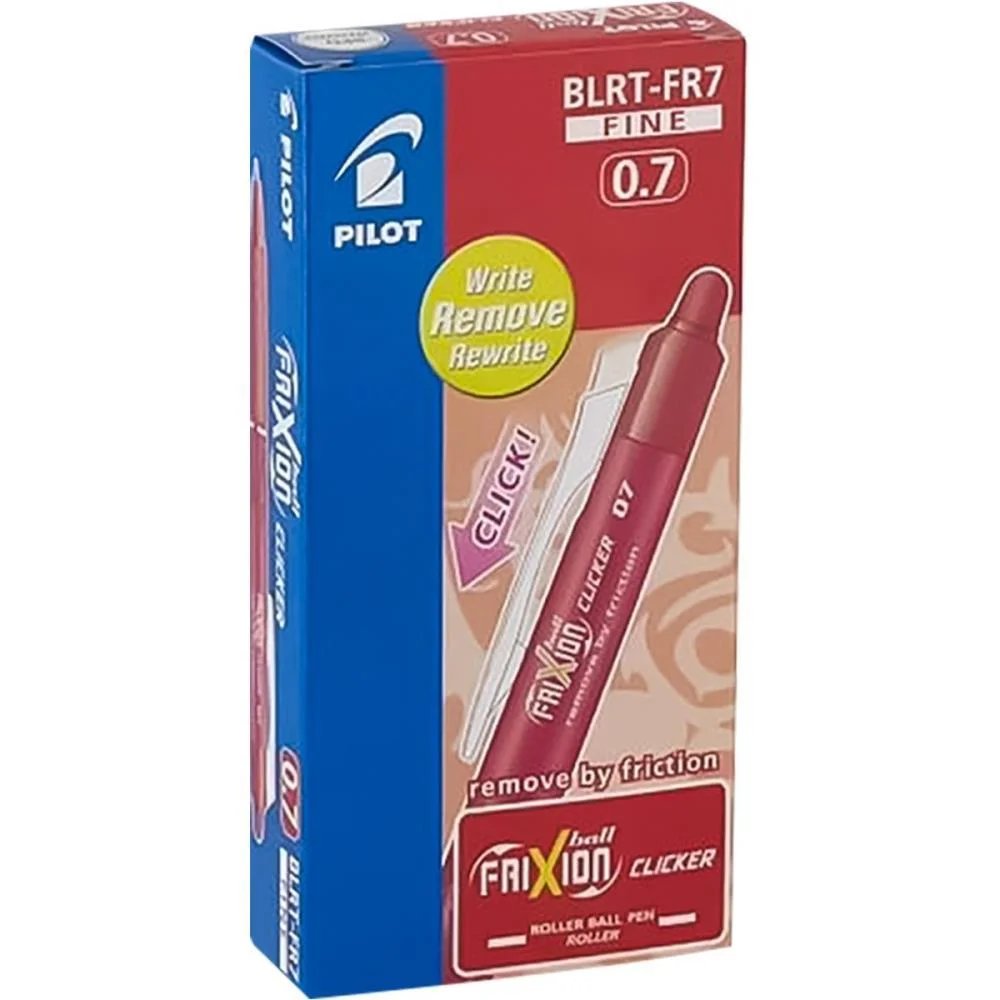 CANETA ESFEROGRAFICA RETRATIL FRIXION BALL CLICK 0.7 VM PILOT (CX.C/12) - imagem 4