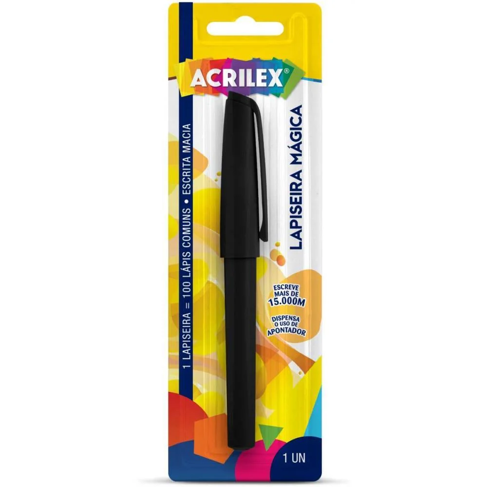 LAPISEIRA MAGICA PRETA ACRILEX (BL.C/01) - imagem 3