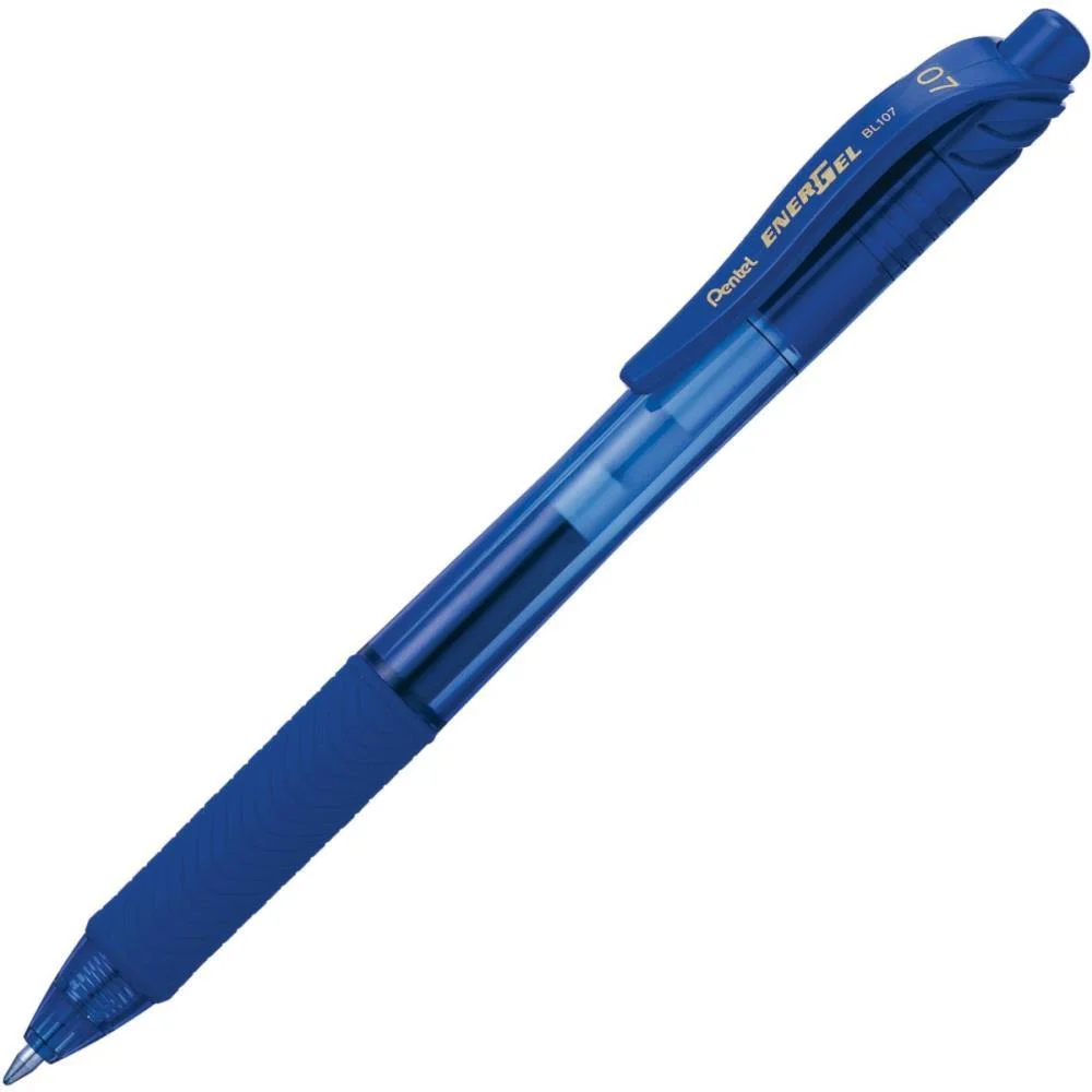 CANETA GEL ENERGEL RETRATIL 0.7MM AZUL PENTEL (CX.C/12) - imagem 3