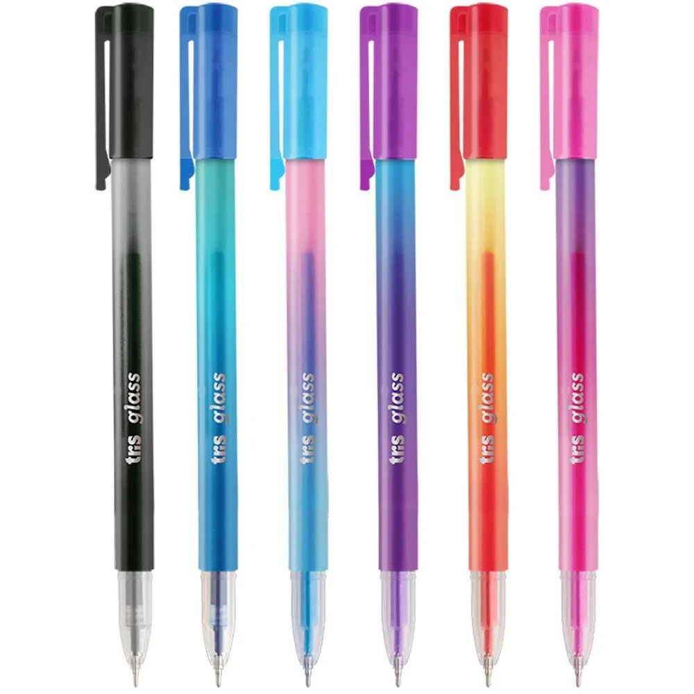 CANETA GEL TRIS GLASS 0.5MM 6 CORES SUMMIT (DP.C/30) - imagem 3