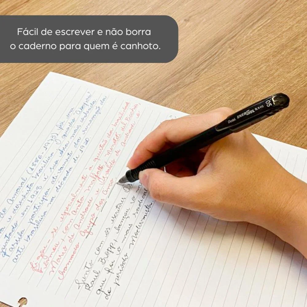 CANETA GEL ENERGEL MAKKURO 0,7 AZUL PENTEL (CX.C/12) - imagem 6