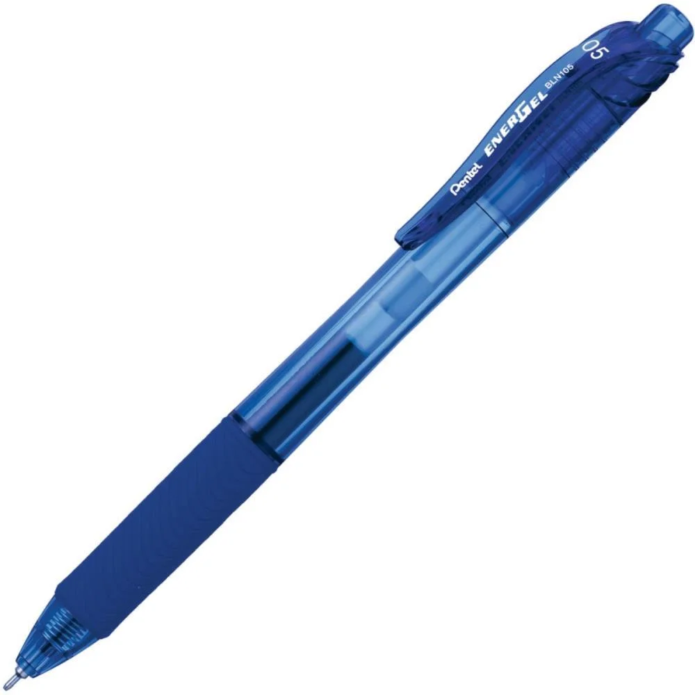 CANETA GEL ENERGEL RETRATIL 0.5MM AZUL PENTEL (CX.C/12) - imagem 2