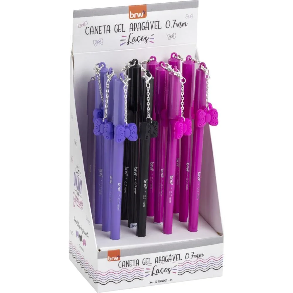 CANETA GEL DIVERT LACOS APAGAVEL 0.7MM (S BRW (DP.C/12) - imagem 6
