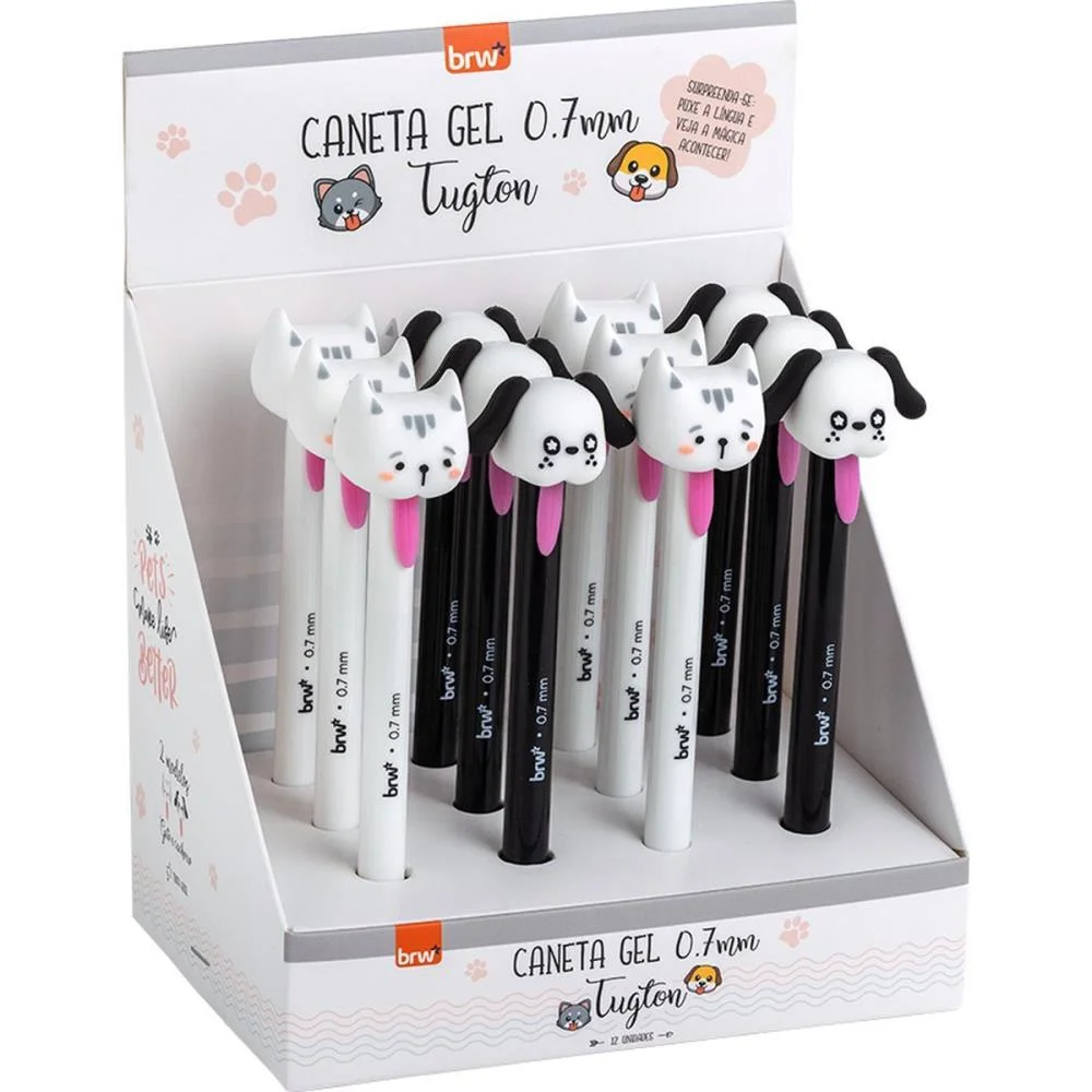 CANETA GEL DIVERT GEL TUGTON 0.7MM (S) BRW (DP.C/12) - imagem 8
