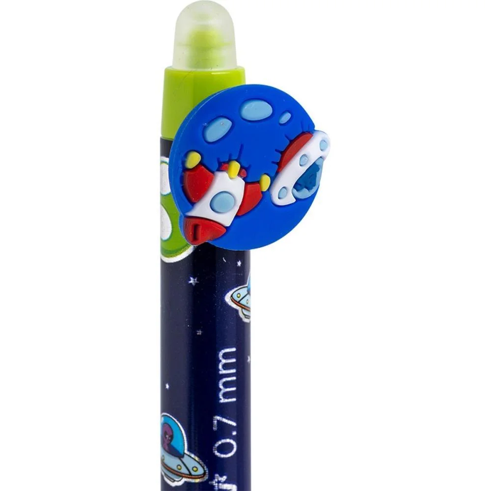 CANETA GEL DIVERT GEL ASTROZIP APAG 0.7MM BRW (DP.C/12) - imagem 7