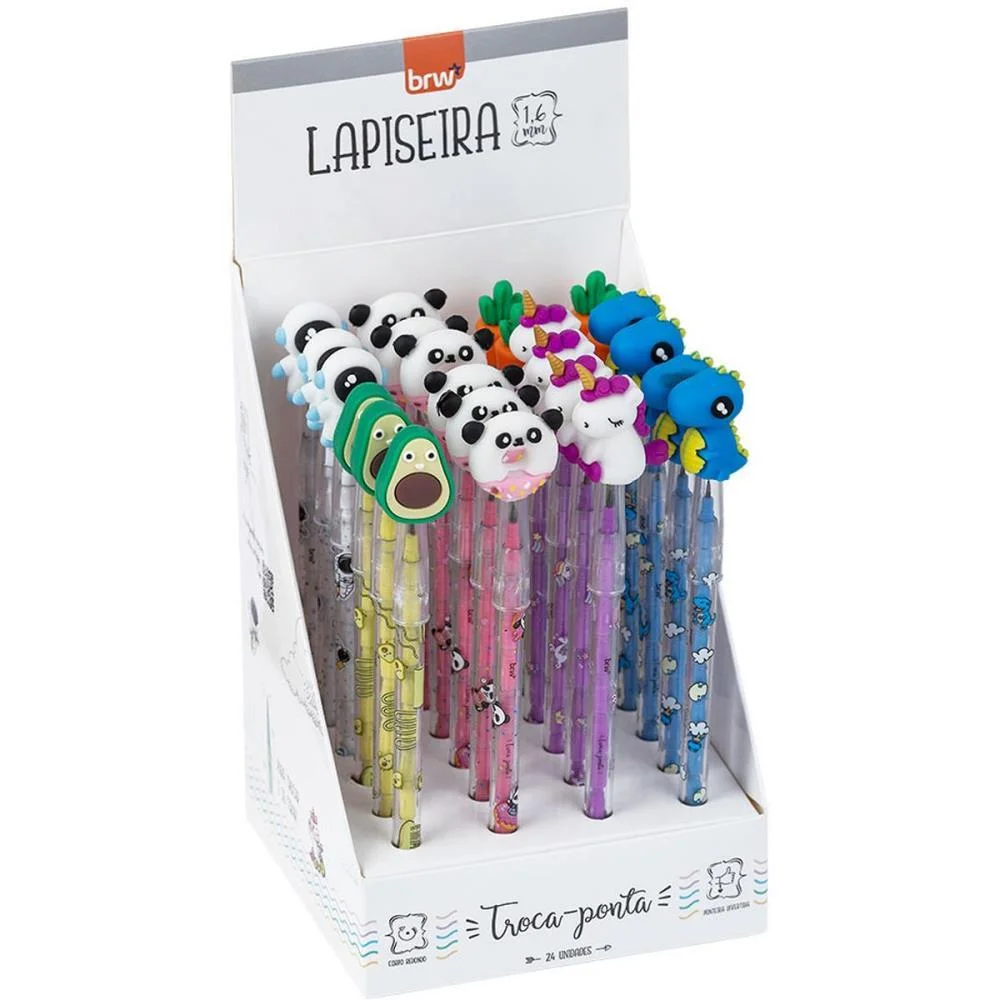 LAPISEIRA PLASTICA TROCA PONTA 1.66MM(S) BRW (DP.C/24) - imagem 2