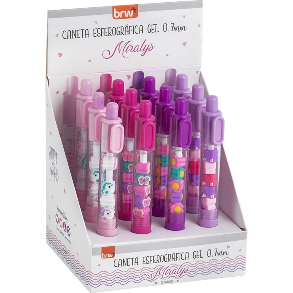 CANETA GEL DIVERT MIRALYS 0.7MM (S) BRW (DP.C/12) - imagem 10