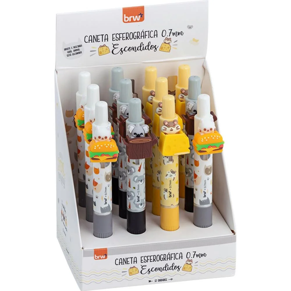 CANETA GEL DIVERT ESCONDIDOS 0.7MM (S) BRW (DP.C/12) - imagem 9